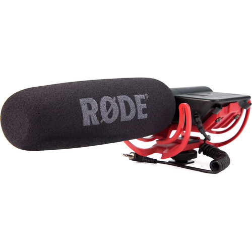 Rode VideoMic product image angled.